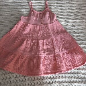 OshKosh B'gosh Pink Tiered Kids Dress